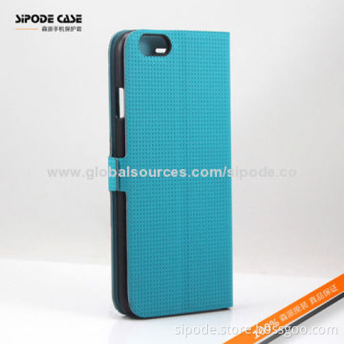 Flip Cover View Window Leather Case for iPhone 6